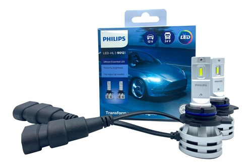 Kit De Focos Led Philips 9012 Hir2 Ultinon Essentials 6500 K