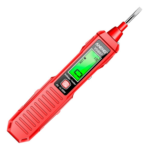 Probador De Voltaje De 12-300v, Probador De Inducción Rojo