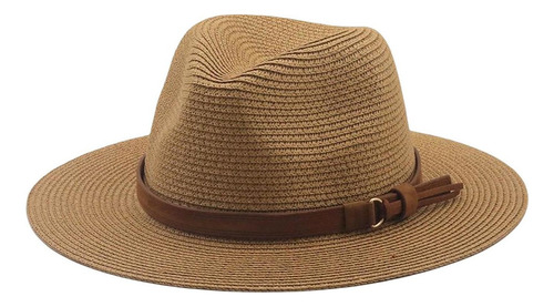 Sombreros De Paja Unisex, Parasol De Panamá, Protector Para