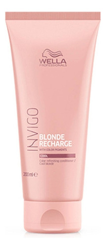 Acondicionador Wella Blonde Recharge Cool 200ml Invigo