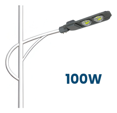 Lámpara Suburbana Alumbrado Publico 100w Led C/ Fotocelda