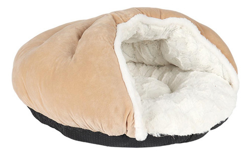 Mascota Gato Cama Para Dormir Invierno Caqui