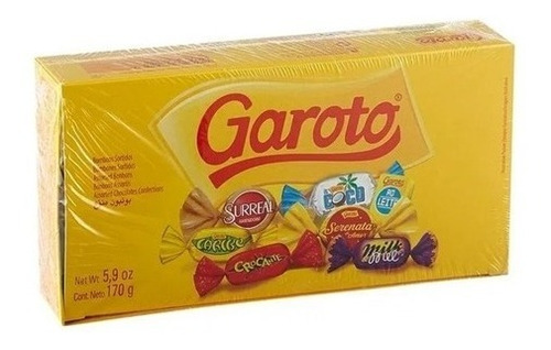 Chocolates Garoto Caja 170gr