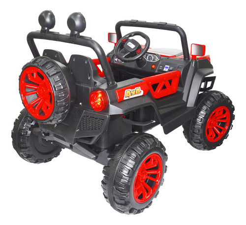 Carro Elétrico 12V Infantil Utv Buggy Controle Som Bluetooth Usb Luzes Vermelho Brinqway BW-085VM