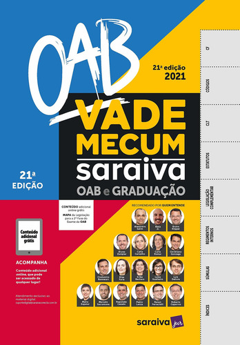 Vade Mecum Oab E Graduação - 21ª Edição 2021