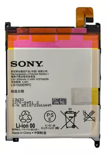 Bateria Sony Xperia Z Ultra Lis1520erpc 3.8v-3000ma Original