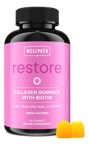 Wellpath Restore Gomitas De Colgeno Con Biotina, Vitaminas P