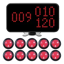 Comprar 10 Llamadores De Mozos + 1 Display Receptor Restaurantes