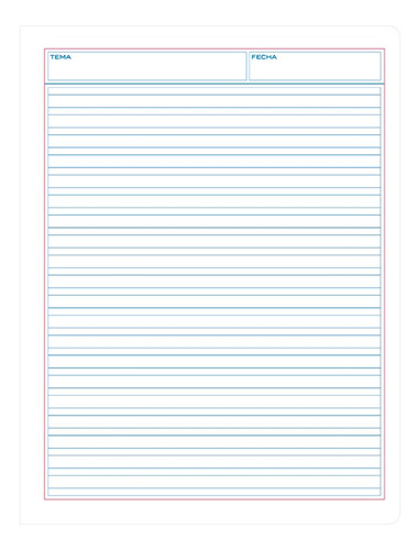 Cuaderno Prof Estrella Star 0466 Doble Raya Espira 100 Hojas
