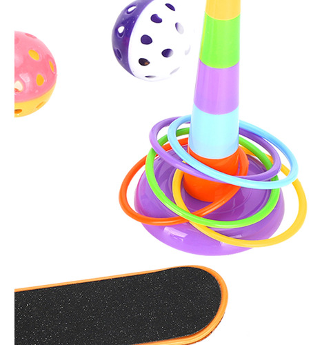 4pcs/set Puzzle Puzzle Toys Bell Ball Cart Circle
