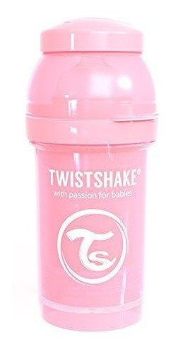 Twistshake Anti-cólicos 180ml / 6oz Pastel Rosa