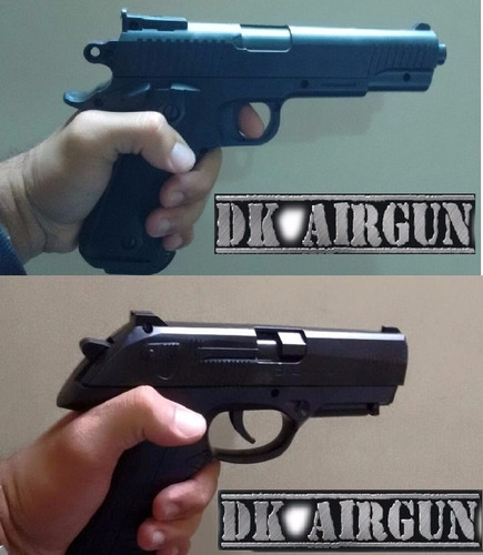 Pistola Airsoft Plastico Abs Combo - .40  + Colt 1911+ Bb´s