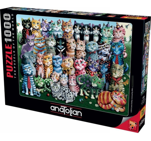 Puzzle 1000 Piezas Cat Family Reunion Anatolian