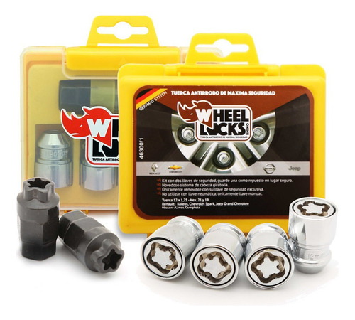 Tuerca Antirrobo Giratoria Nissan X Terra Rhino Wheel Locks 