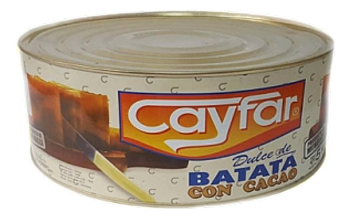 Dulce De Batata Con Chocolate Lata Cayfar X 5 Kg.