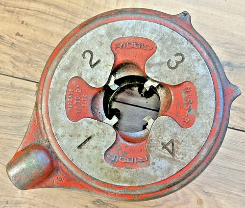 Ridgid 65-r Pipe Threader Receding Die Head 1 -2  W/ Han Jjm