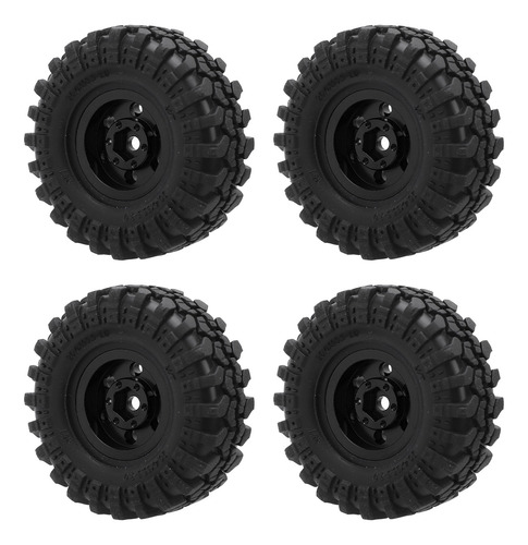 Llanta Beadlock De Aleación De Aluminio Negra Negra 1.0 Tire