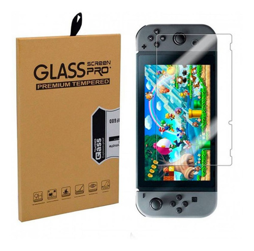 Lamina Templada Glass Premium Para Nintendo Switch Seguridad