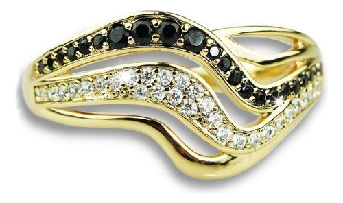 Anillos Compromiso Oro 18k Moderno Lujo Dama Mama Elegante.