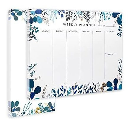 2 Pack Semanal Planificador Notepad Tear Off 52 Hojas Wvty6