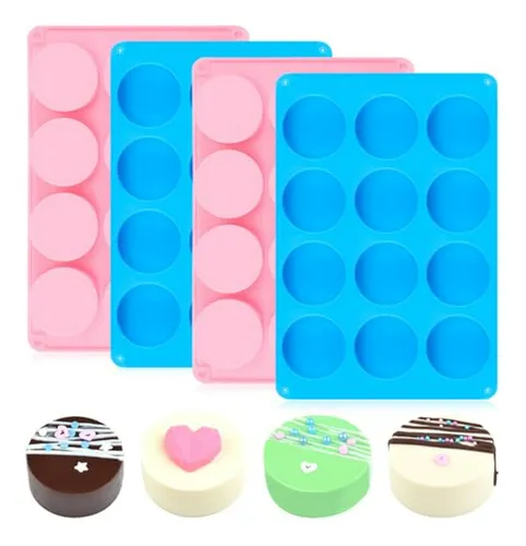 Molde Silicona Para Oreos Cubiertas De Chocolate 12 Cavidade