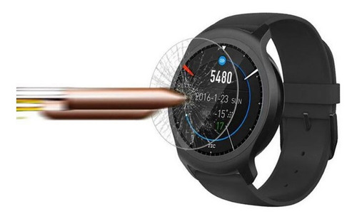 Película Para Garmin Forerunner 55 De Vidro Temp Kit 5 Uni