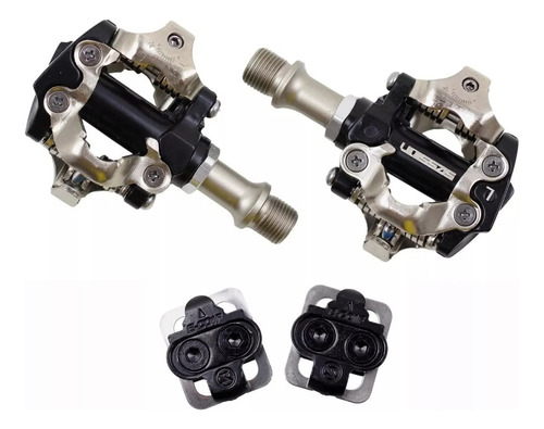 Pedal Clip Mtb Session M101 Aluminio Com Rolamento Com Taco