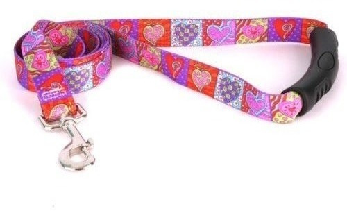 Diseño De Perro Amarillo Crazy Hearts Ezgrip Dog Leash Con 