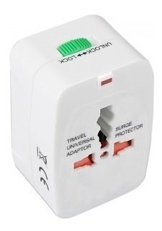Adaptador Convertidor De Viaje Universal Us Uk Au Eu Mex Ful