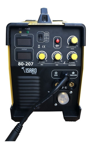 Soldadora Inverter Isard Mig/tig/mma 200 Amp - Euroconector
