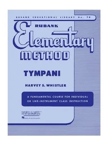 Rubank Elementary Method, Tympani: A Fundamental Course For | Envío gratis