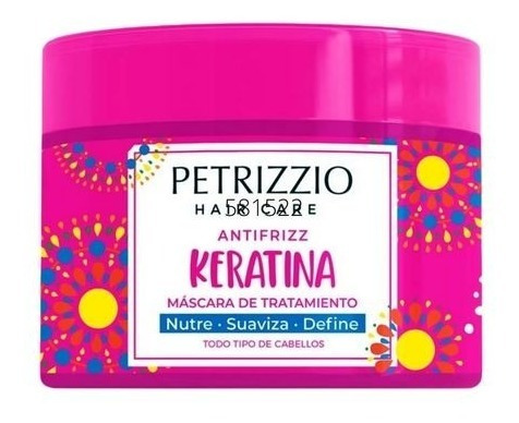 Máscara Capilar Antifrizz Keratin 420 Gr Petrizzio Hair Care