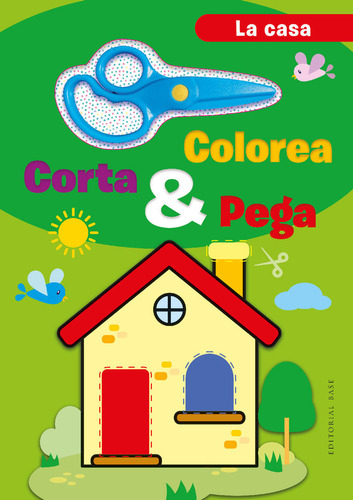 Libro Colorea, Corta Y Pega. En Casa - , Caramel