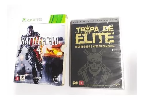 Jogo Battlefield 4 + Filme Tropa De Elite Xbox 360 em Promoção na