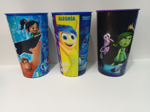Vasos Cinepolis Intensamente, Minions, Wifi Ralhp, Trolls (Usado)