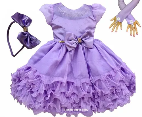 Vestido Da Princesa Sofia Para Aniversário