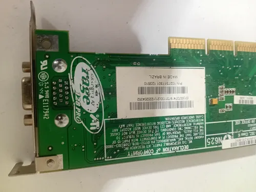 Placa De Vídeo Ati Rage Pro Ultra Vga 16mb Agp Perfil Baixo