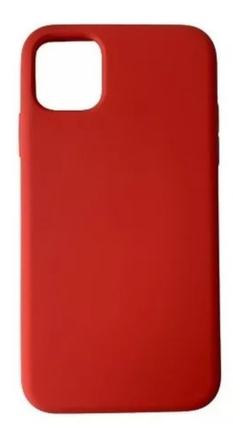 Imagen 2 de 2 de Carcasa Silicona + Aro Luz Led + Lamina Para iPhone 11