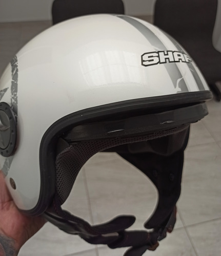 Espectacular Casco Shaft Línea Retro Para Amantes Del Diseño