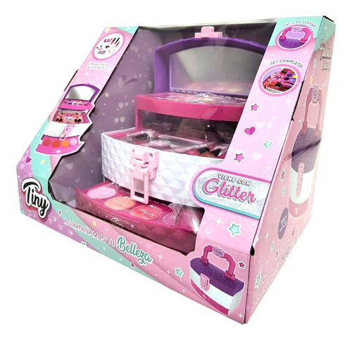 Super Set De Maquillaje Tiny Con Pisos