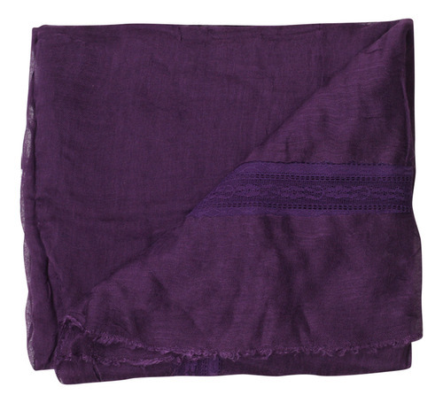 Echarpe Cachecol Xale Lenço Manta Pashmina Feminino Inverno Cor Violeta Desenho do tecido Liso