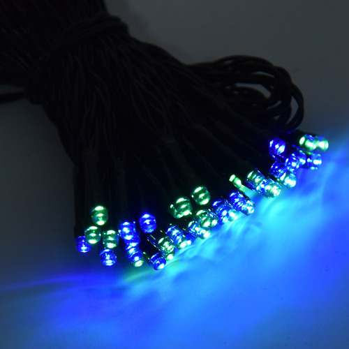 Lámpara Solar De Cadena, Resistente Al Agua, 12 M, 100 Led,
