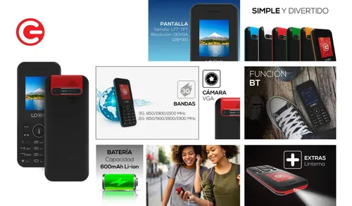 Celular Logic A5g 3g Dual Sim, Camara 1.3mp, Radio Bluetooth