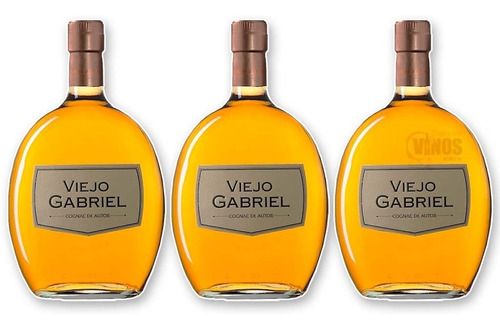 Cognac De Autor Viejo Gabriel 750ml X3 Unidades Jorge Rubio 