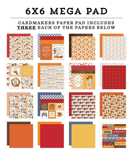 Echo Park Paper Company Fall Cardmakers Papel Para Idad