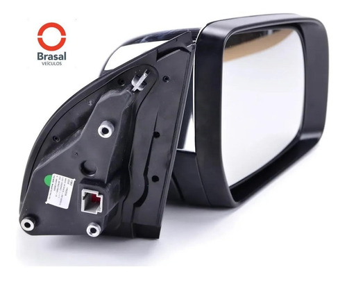 Retrovisor Elétrico Direito Cromado Ranger 13/19