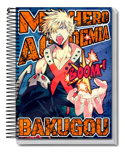 Caderno My Hero Academia Bakugou Katsuki Boku No Hero