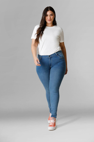 Pantalon Jeans Skinny Curvy Lee Mujer 761