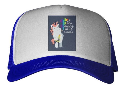 Gorra Unicorn Very Bad Unicornio Malo Fumando