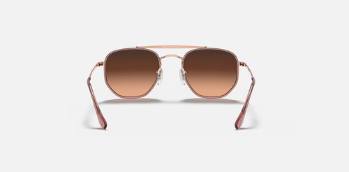 Anteojos de sol Ray-Ban General Marshal II talle Standard armazón polished bronze-copper y lente pink/brown